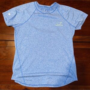 Vineyard Vines Heather Blue Performance Tee